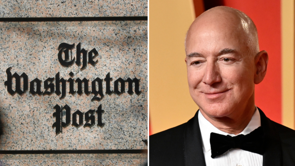 Bezos's Washington Post 'bends the knee'